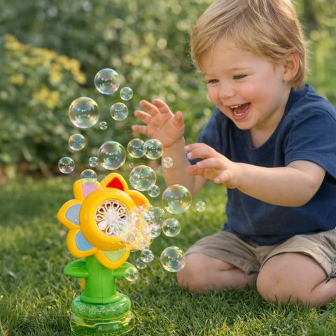 MASZYNKA INTERAKTYWNY GENERATOR BANIEK MYDLANYCH KWIATEK BAŃKI MUZYKA ŚWIATŁA