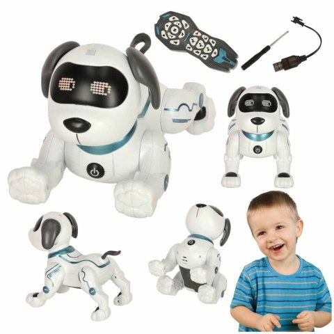 PIESEK ZDALNIE STEROWANY INTERAKTYWNY PIES RC ROBOT SKACZE ŚPIEWA KOMENDY