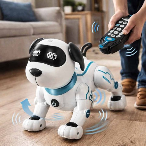 PIESEK ZDALNIE STEROWANY INTERAKTYWNY PIES RC ROBOT SKACZE ŚPIEWA KOMENDY