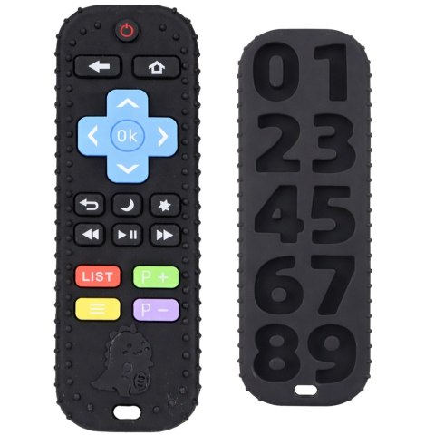 Pilot Dla Malucha Sensoryczny Gryzak Liczby Gumowy Czarny