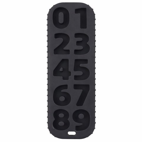 Pilot Dla Malucha Sensoryczny Gryzak Liczby Gumowy Czarny