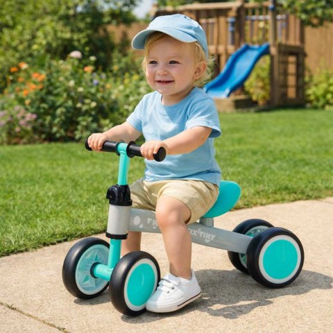 ROWEREK BIEGOWY TRIKE FIX TINY 4 KOŁA MIĘTOWY JEŹDZIK DLA MALUSZKA OD 2 LAT