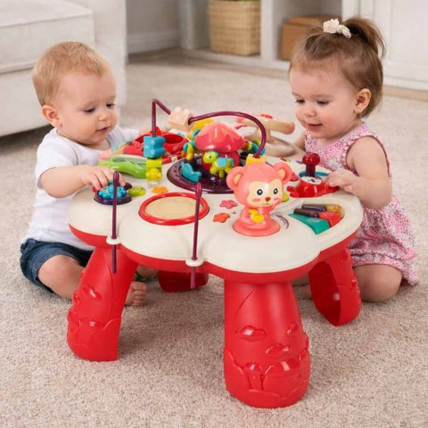 STOLIK EDUKACYJNY DLA MALUSZKA PIANINKO SORTER TELEFON PERKUSJA DŹWIĘKI