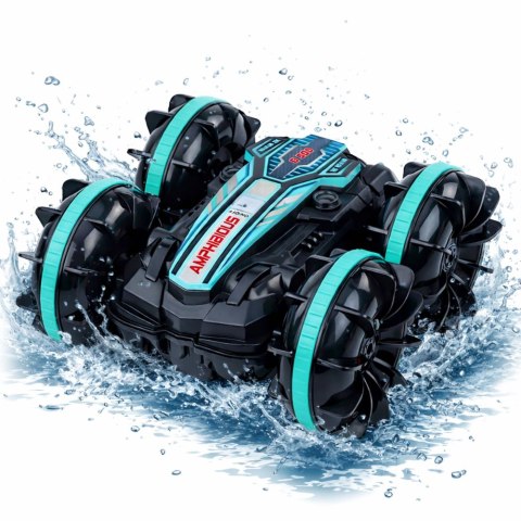 SAMOCHÓD KASKADERSKI ZDALNIE STEROWANY AMFIBIA PŁYWAJĄCA 4X4 360 ST. PILOT