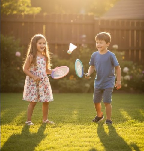 WOOPIE Babington Zestaw Rakietki i Lotki 2szt.