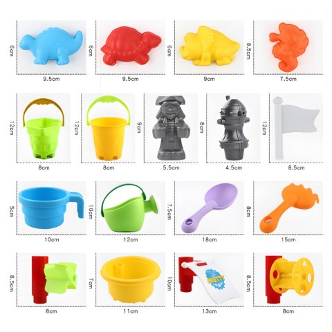 WOOPIE Stolik Wodny Piaskownica 3w1 Statek Piracki 13 el.