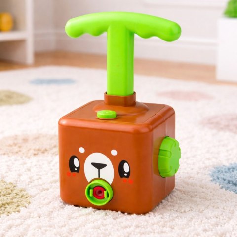 WYRZUTNIA BALONÓW SAMOCHODÓW ZABAWKA EDUKACYJNA DLA DZIECI MIŚ ZESTAW AUTEK