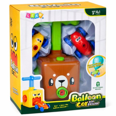 WYRZUTNIA BALONÓW SAMOCHODÓW ZABAWKA EDUKACYJNA DLA DZIECI MIŚ ZESTAW AUTEK