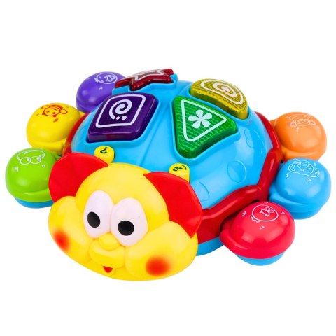 UCIEKAJĄCY ROBACZEK INTERAKTYWNA BIEDRONKA DO RACZKOWANIA ŚWIATŁA DŹWIĘKI