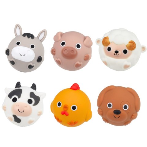 ZESTAW ZABAWEK DO KĄPIELI ZWIERZĘTA DOMOWE FARMA ZJEŻDŻALNIA ŁOWIENIE 10EL.