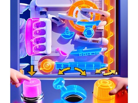 Kulkowy Tor Przeszkód Zjeżdżalnia Zjazd Dla Kulek Kulodrom Zabawka interaktywna