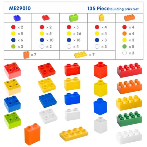 MASTERKIDZ Zestaw Klocków Konstrukcyjnych STEM 135 el.