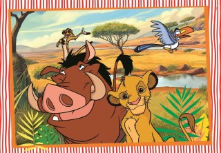 Puzzle 2x20 Super Color DISNEY CLASSIC KRÓL LEW I DUMBO Clementoni 24837