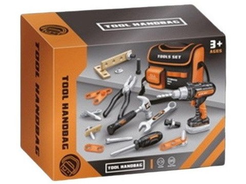 Torba Narzędziowa Małego Majsterkowicza Zestaw Narzędzi Wkrętarka Akcesoria