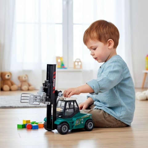 WÓZEK WIDŁOWY ZACISKOWY PRZYCZEPĄ DŹWIĘKI ŚWIATŁA POJAZD DLA DZIECI