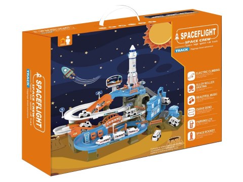 Zjazd Tor Samochodowy Parking Zjeżdżalnia Stacja Kosmiczna Rakieta