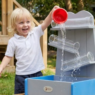 CLASSIC WORLD EDU Drewniana Kaskada Wodna Tor Wodny z Rurami i Zbiornikiem