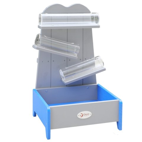 CLASSIC WORLD EDU Drewniana Kaskada Wodna Tor Wodny z Rurami i Zbiornikiem