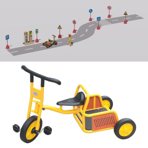 CLASSIC WORLD EDU Rowerek Trójkołowy Pojazd Truck Dla Dzieci od 3 lat