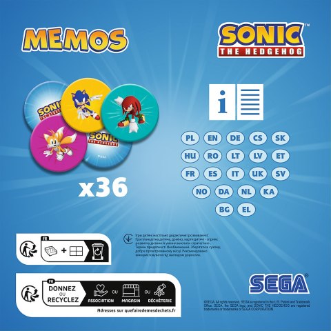 Gra dla dzieci Memos Sonic The Hedgehog Trefl 02897