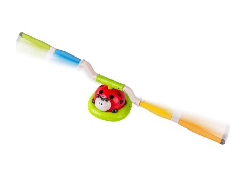 GRA ZRĘCZNOŚCIOWA BIEDRONKA 3W1 WYRZUTNIA RAKIET SKAKANKA RZUT DO CELU