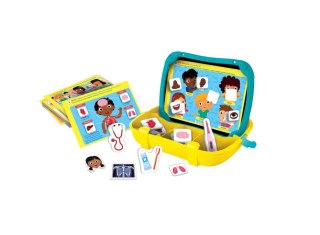 Magnetyczna Edukacyjna Walizeczka Doktora Uczę się Bawiąc Język Polski Clementoni 50393
