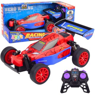 SAMOCHÓD ZDALNIE STEROWANY WYŚCIGÓWKA SUPERBOHATERA AUTO RC PILOT 2.4 AKUMULATOR