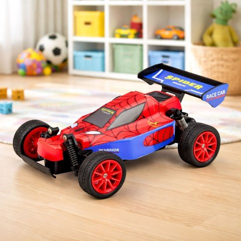 SAMOCHÓD ZDALNIE STEROWANY WYŚCIGÓWKA SUPERBOHATERA AUTO RC PILOT 2.4 AKUMULATOR