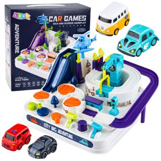 Samochodowy Tor Przeszkód Interaktywny Parking Edukacyjny 4 Auta