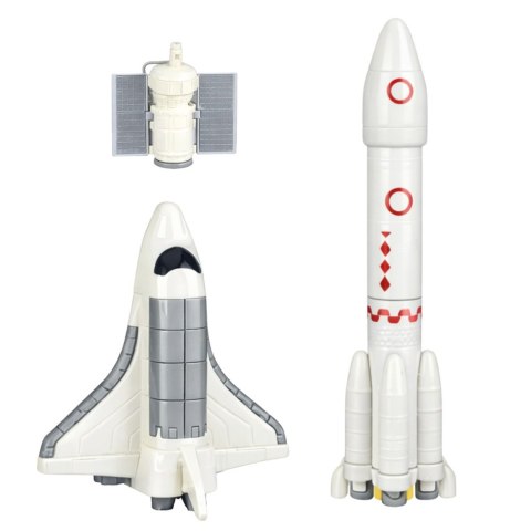 Zestaw Kosmiczny Kosmonauci Wieża Startowa Rakieta Wahadłowiec
