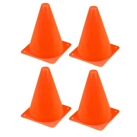 Zestaw Pachołki Treningowe z Piłką Niebieskie Pomarańczowe 8 szt.