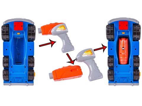 CIĘŻARÓWKA WYWROTKA DO SKRĘCANIA ROZKRĘCANIA WKRĘTARKA ZESTAW KONSTRUKCYJNY