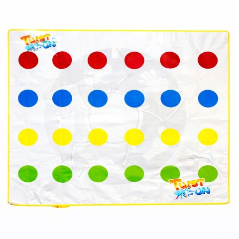 Gra Zręcznościowa Ruchowa Rodzinna Twist Fun Mata Koło Losujące