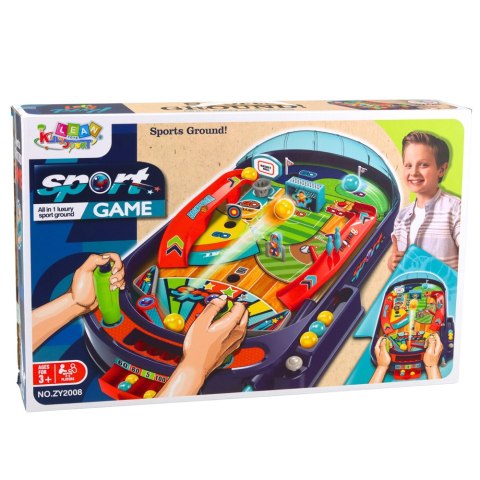 GRA ZRĘCZNOŚCIOWA FLIPER DLA DZIECI 12 PIŁEK STEROWANIE JOYSTICKI PRZYSSAWKI
