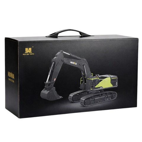 KOPARKA GĄSIENICOWA ZDALNIE STEROWANA RC 1:14 HUINA ŚWIATŁA PILOT 2.4 AKU
