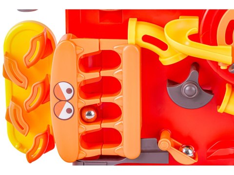 KULKOWY TOR PRZESZKÓD ZJEŻDŻALNIA DLA KULEK KULODROM PRZYCISKI FUNKCYJNE