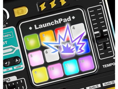 Konsola Dj dla dzieci Organki Zabawka muzyczna Elektroniczny Mikser Kontroler Mikrofon Konsoleta Światło LED