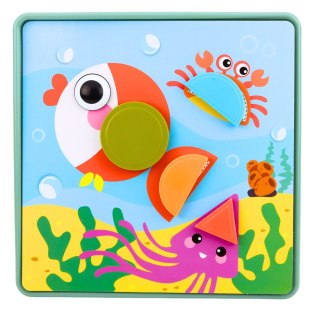 Kreatywne Puzzle Geometryczne Mozaika Układanka Edukacyjna 35 el.