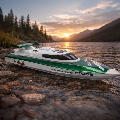 ŁÓDŹ ZDALNIE STEROWANA MOTORÓWKA RC 30KM/H FT009 PILOT 2.4GHz ZASIĘG 150M