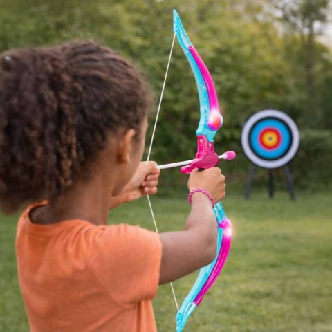 ŁUK ZE STRZAŁAMI ZESTAW ŁUCZNICZY TARCZA KOŁCZAN 3 STRZAŁIKI Z PRZYSSAWKAMI