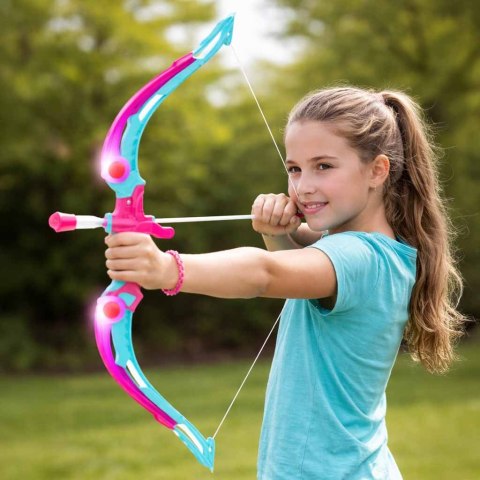 ŁUK ZE STRZAŁAMI ZESTAW ŁUCZNICZY TARCZA KOŁCZAN 3 STRZAŁIKI Z PRZYSSAWKAMI