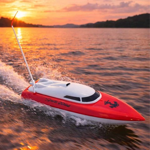 MINI ŁÓDŹ MOTORÓWKA ZDALNIE STEROWANA RC CP802 4CH PILOT AKUMULATOR