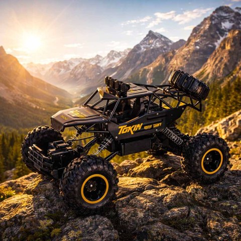 SAMOCHÓD ZDALNIE STEROWANY AUTO RC ROCK CRAWLER 1:12 4X4 METAL PILOT 2.4G AKU