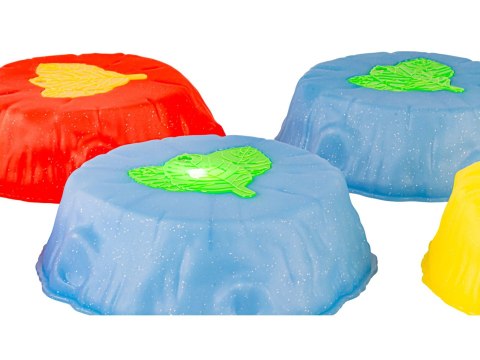 ŚCIEŻKA SENSORYCZNA DLA DZIECI TRENING RÓWNOWAGI ŚWIECĄCE KAMIENIE 8 SZT.