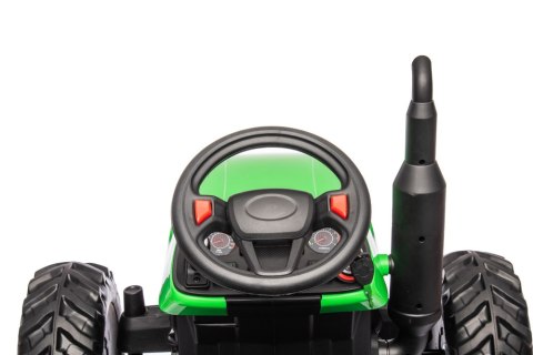 TRAKTOR NA AKUMULATOR DLA DZIECKA HC-306 24V 2X95W PRZYCZEPA EVA LED PILOT