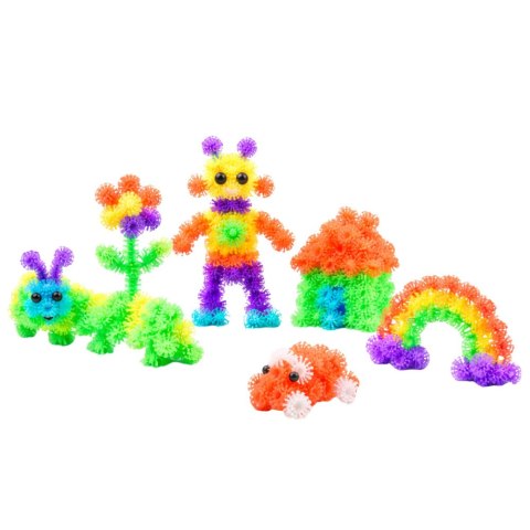 RZEPY KREATYWNE ZESTAW KONSTRUKCYJNY DIY KLOCKI EDUKACYJNE ELASTYCZNE 836EL