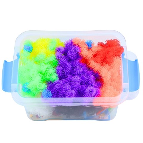 RZEPY KREATYWNE ZESTAW KONSTRUKCYJNY DIY KLOCKI EDUKACYJNE ELASTYCZNE 836EL