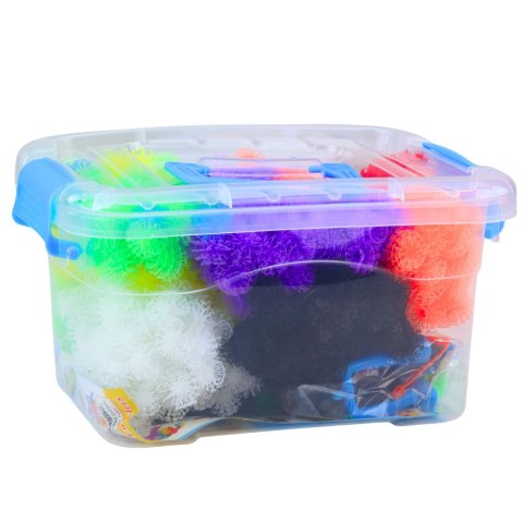 RZEPY KREATYWNE ZESTAW KONSTRUKCYJNY DIY KLOCKI EDUKACYJNE ELASTYCZNE 836EL