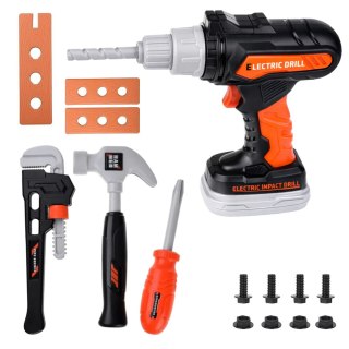 NARZĘDZIA DLA DZIECI W TORBIE WIERTARKA NA BATERIE ZESTAW 25 EL. DŹWIĘKI