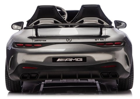 Auto Na Akumulator Mercedes GT63 AMG DK-GT63 24V Cichy Silnik Szary